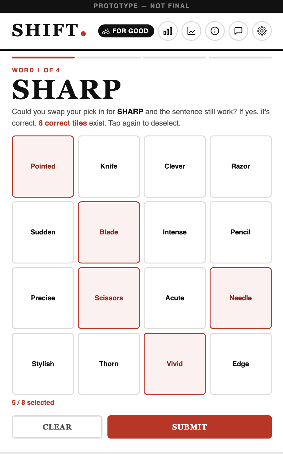 ALT. word meaning game screenshot